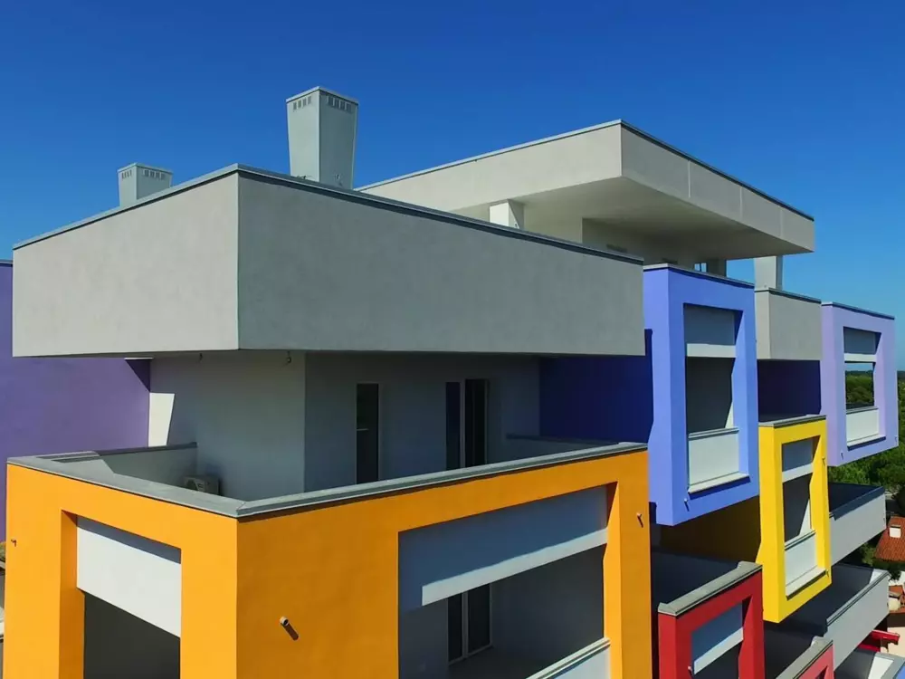 Résidence Einzimmerwohnung 'Saturnotel 502' mit Balkon