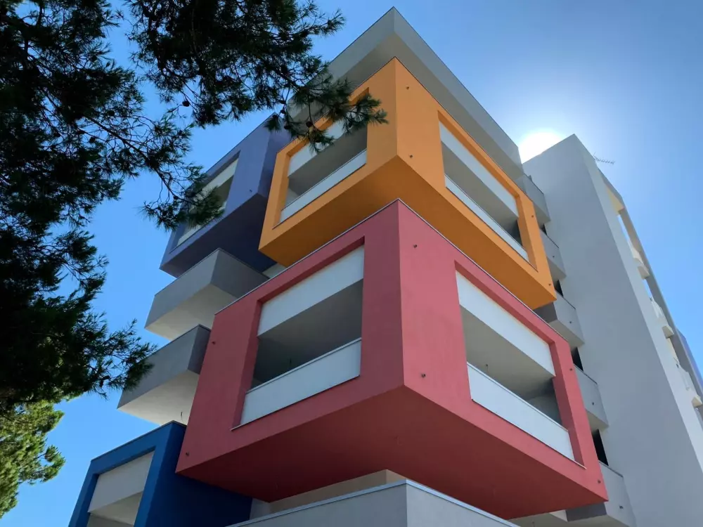 Résidence Einzimmerwohnung 'Saturnotel 502' mit Balkon