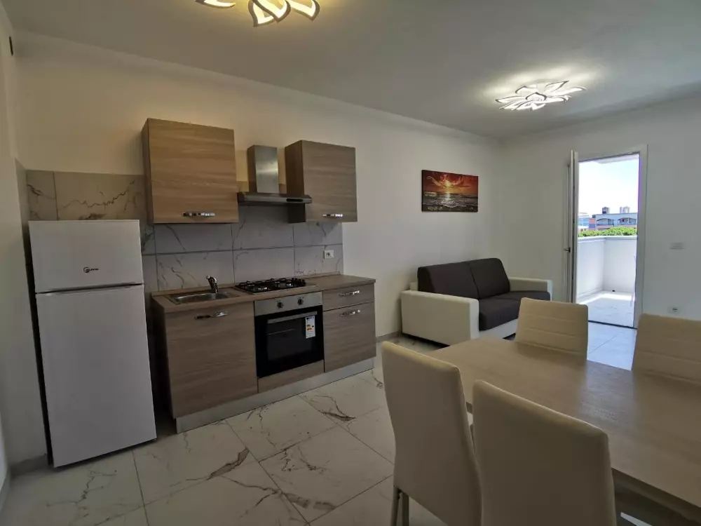 Résidence Einzimmerwohnung 'Saturnotel 502' mit Balkon