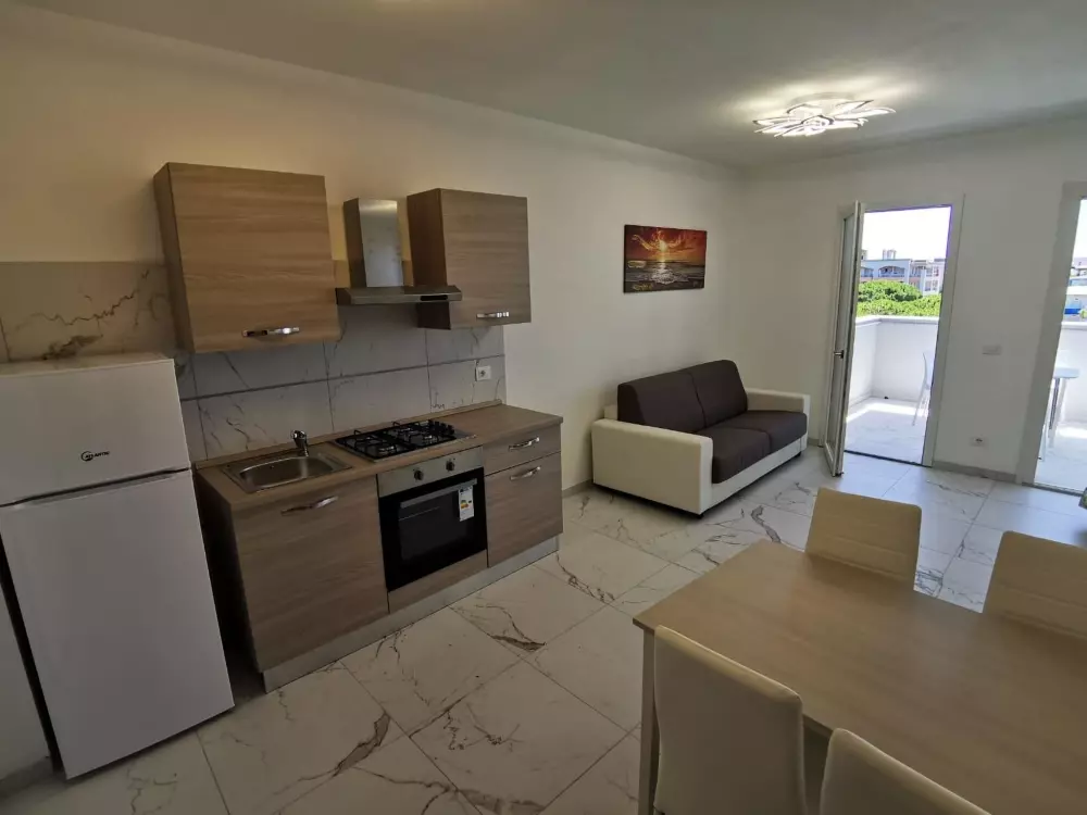 Résidence Einzimmerwohnung 'Saturnotel 502' mit Balkon