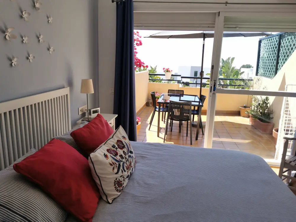 Résidence Zweistöckige Ferienwohnung in Marbella-Mijas Costa mit Meerblick