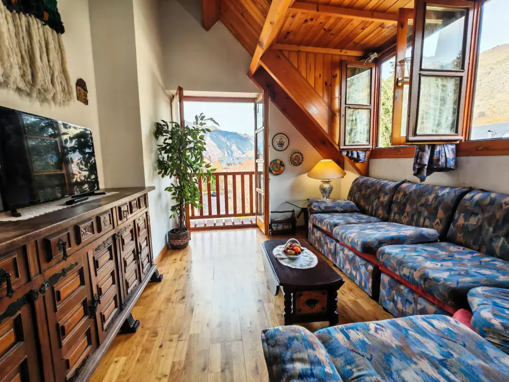 Résidence Duplex Muntanyó 2 mit Balkon und Blick auf den Berg Vall de Boí