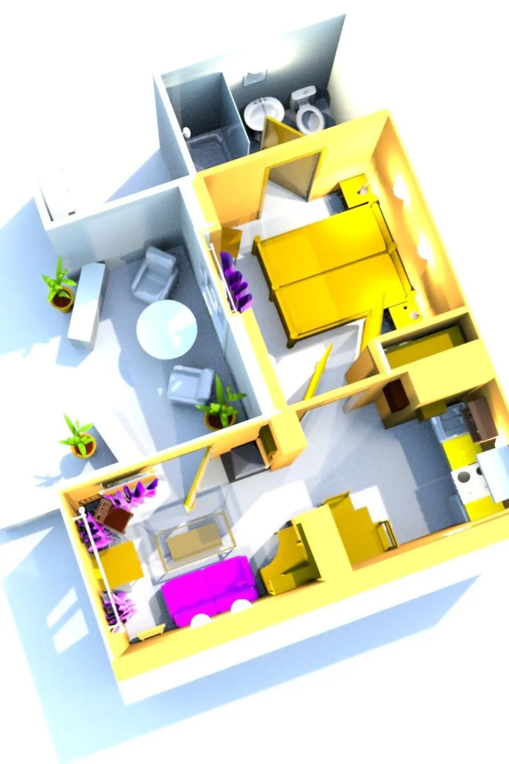 Résidence für 2 Personen ca. 45 m&sup2; in Icod de los Vinos, Teneriffa (Nordküste von Te