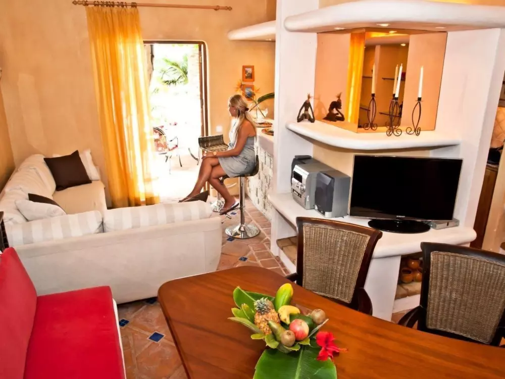 Résidence Wohnung in La Matanza De Acentejo mit Terrasse, gemeinsamem Pool und Garten