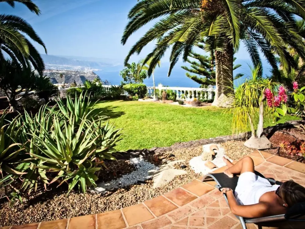 Résidence Wohnung in La Matanza De Acentejo mit Terrasse, gemeinsamem Pool und Garten
