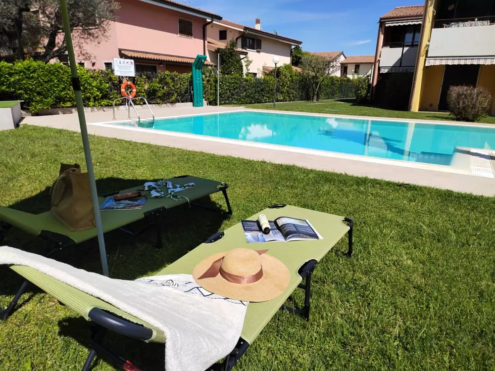 Résidence La Palma - Apartment mit Balkon und Poolblick