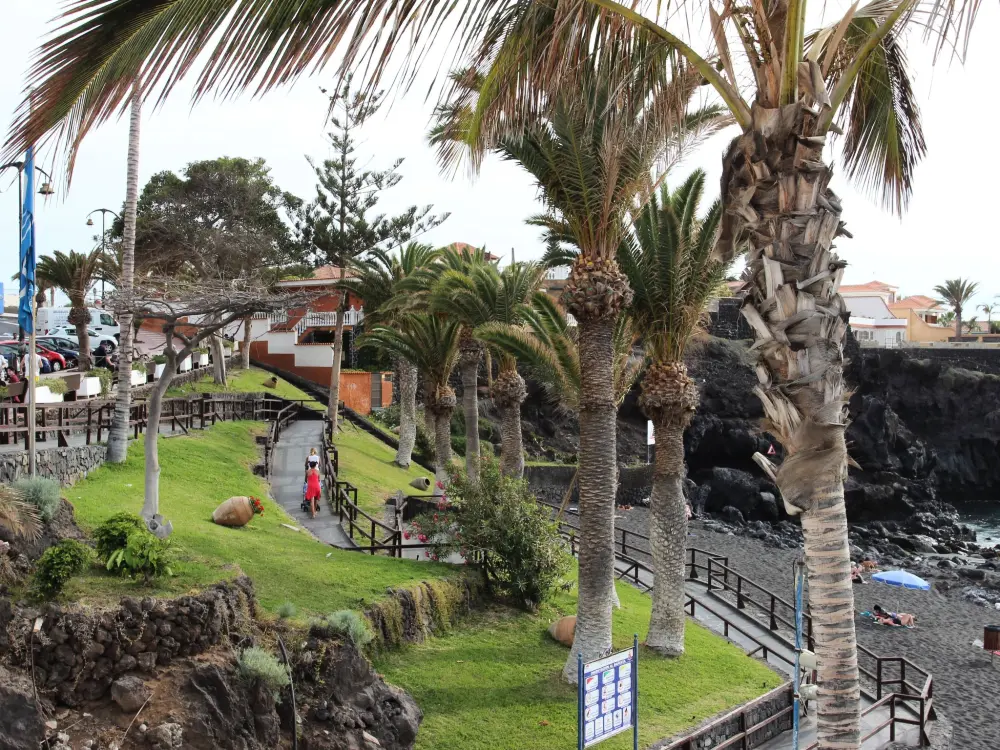 Résidence Große Wohnung in Puerto De Santiago und Meerblick