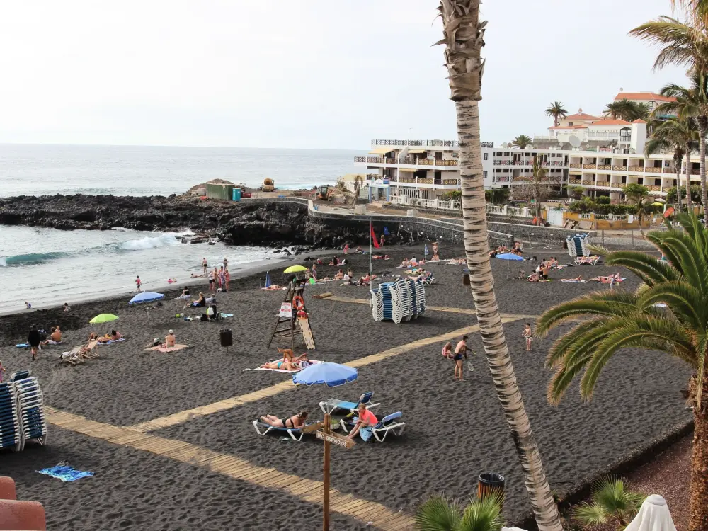 Résidence Große Wohnung in Puerto De Santiago und Meerblick