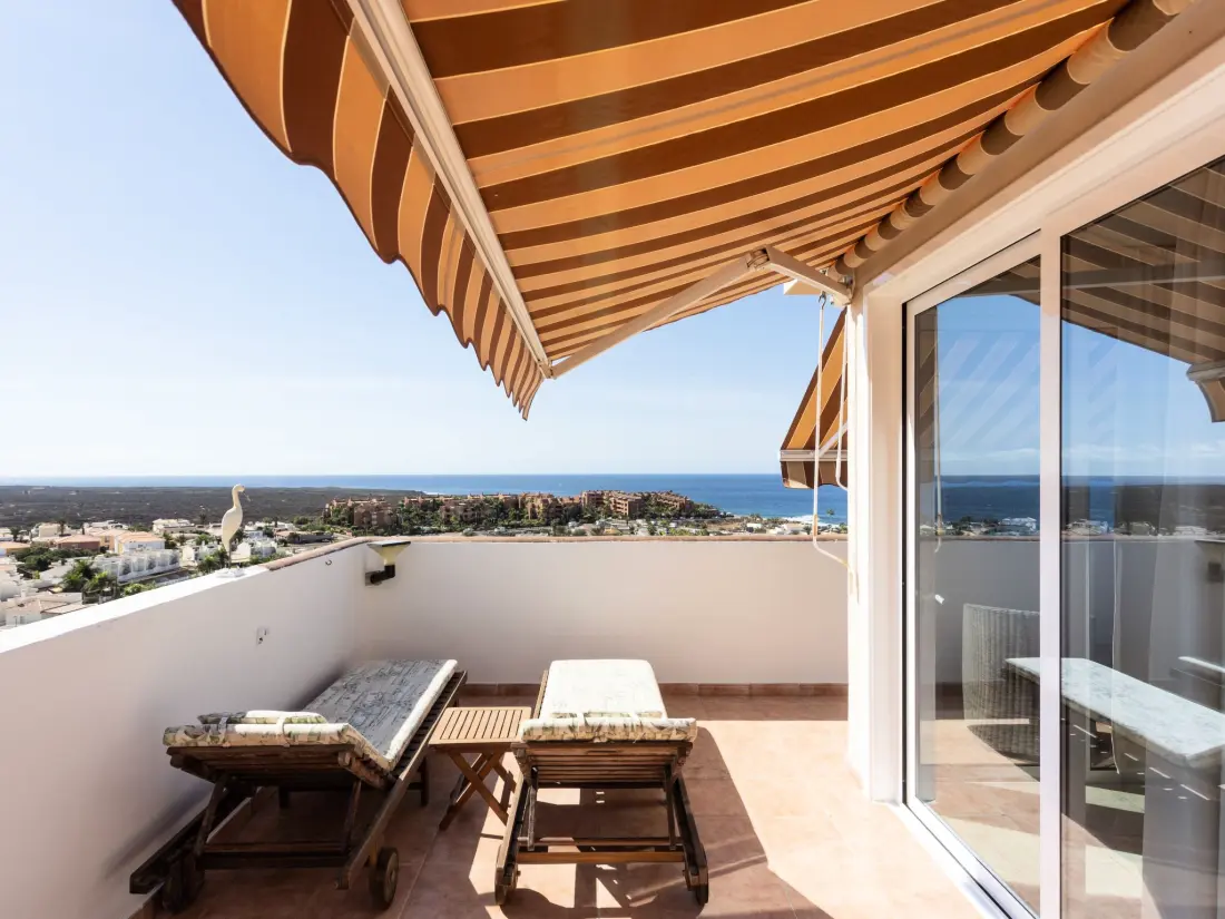 Résidence Appartement in Palm-Mar mit Großer Terrasse und Meerblick