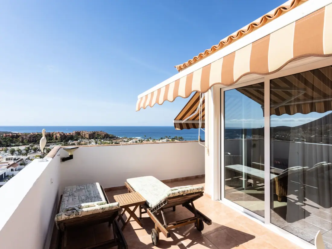 Résidence Appartement in Palm-Mar mit Großer Terrasse und Meerblick