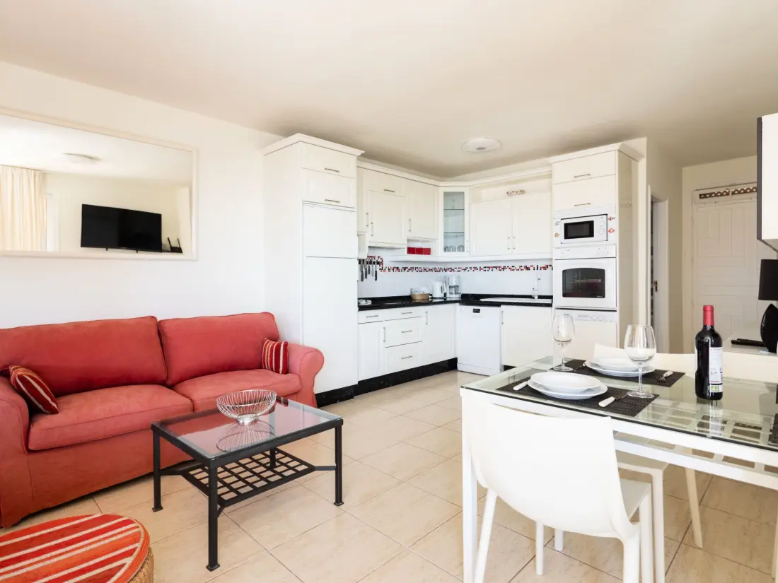 Résidence Appartement in Palm-Mar mit Großer Terrasse und Meerblick