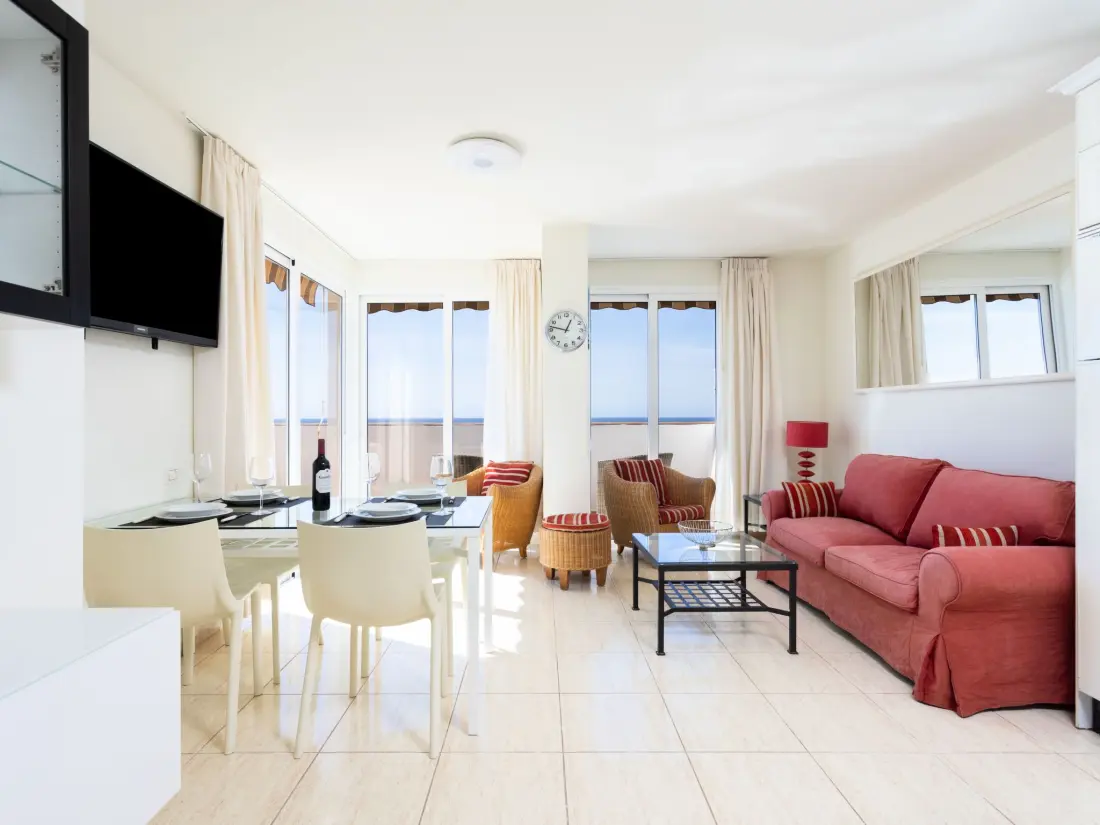 Résidence Appartement in Palm-Mar mit Großer Terrasse und Meerblick