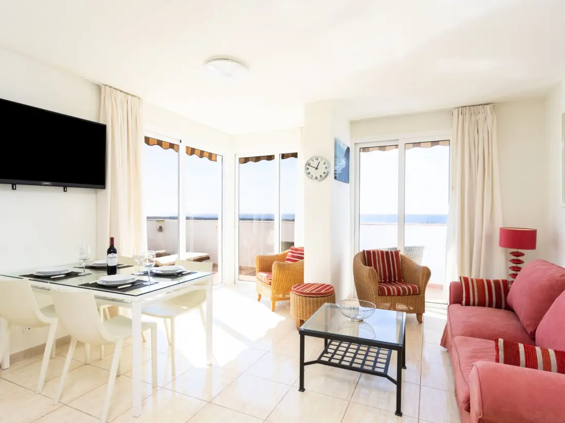 Résidence Appartement in Palm-Mar mit Großer Terrasse und Meerblick