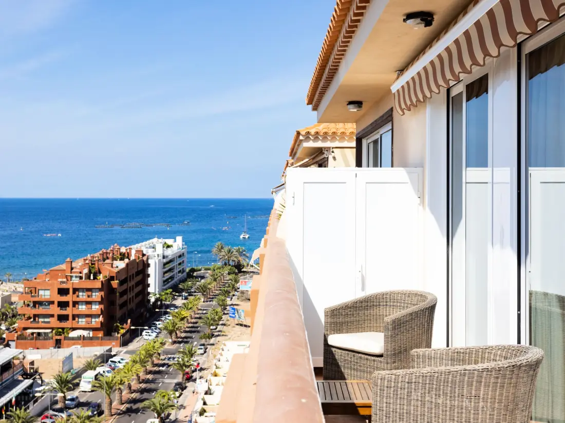 Résidence Appartement in Palm-Mar mit Großer Terrasse und Meerblick