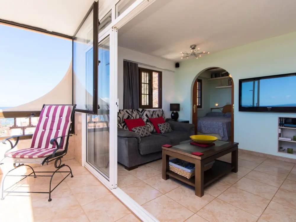 Résidence Appartement in Palm-Mar und Meerblick