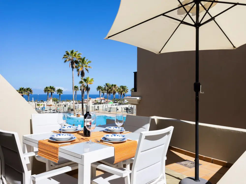 Résidence Wohnung in Palm-Mar mit Großer Terrasse und Meerblick