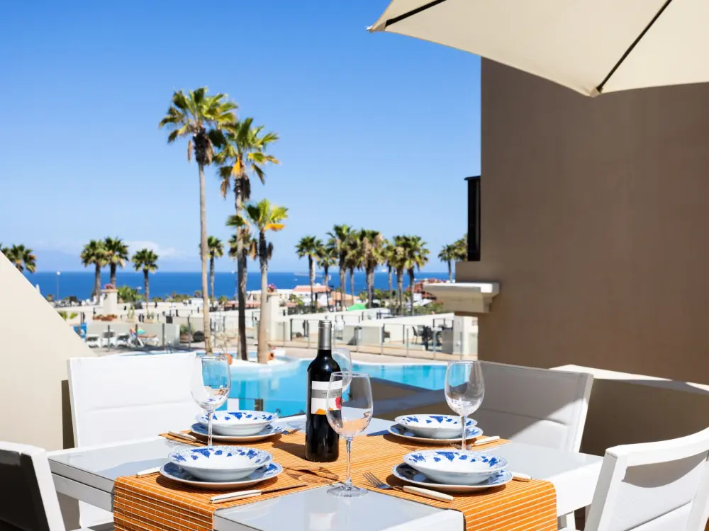 Résidence Wohnung in Palm-Mar mit Großer Terrasse und Meerblick