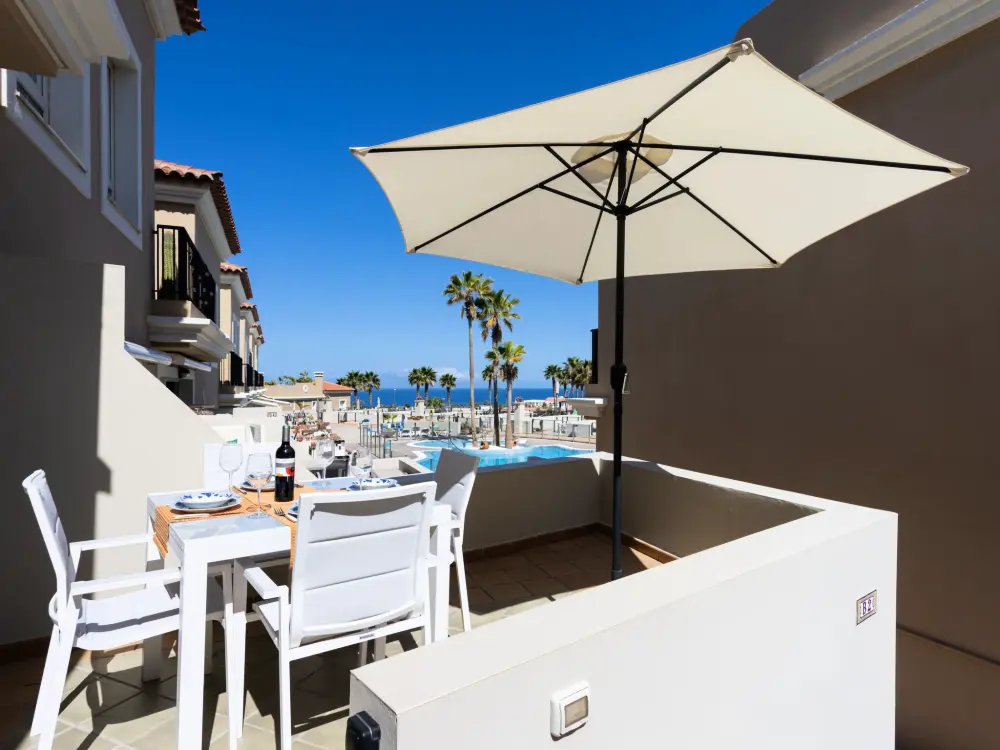 Résidence Wohnung in Palm-Mar mit Großer Terrasse und Meerblick