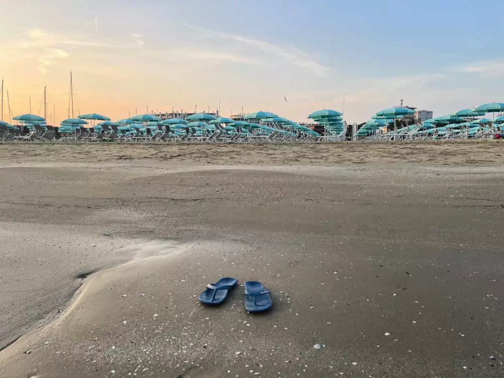 Résidence Flacher Strand und Zentrum, Privatparkplatz