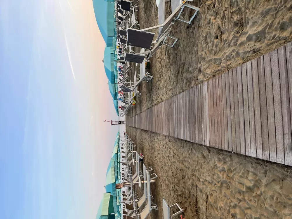 Résidence Flacher Strand und Zentrum, Privatparkplatz