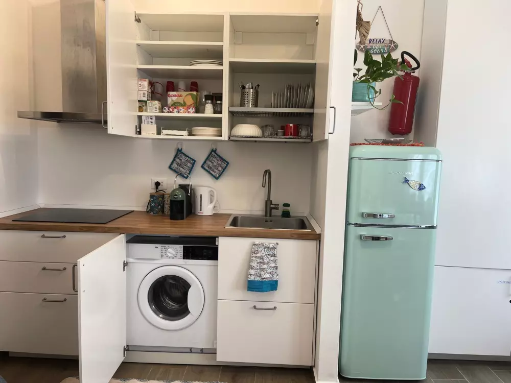 Résidence Flacher Strand und Zentrum, Privatparkplatz