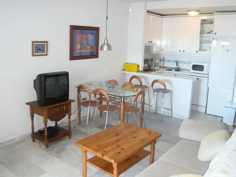 Résidence Wohnung in Torrox Costa mit Großem gemeinsamem Pool und Meerblick