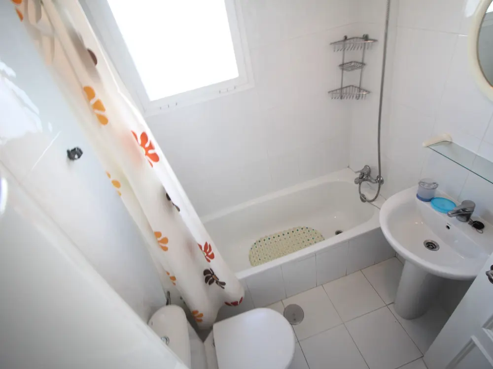 Résidence Wohnung in Torrox Costa mit Großem gemeinsamem Pool und Meerblick