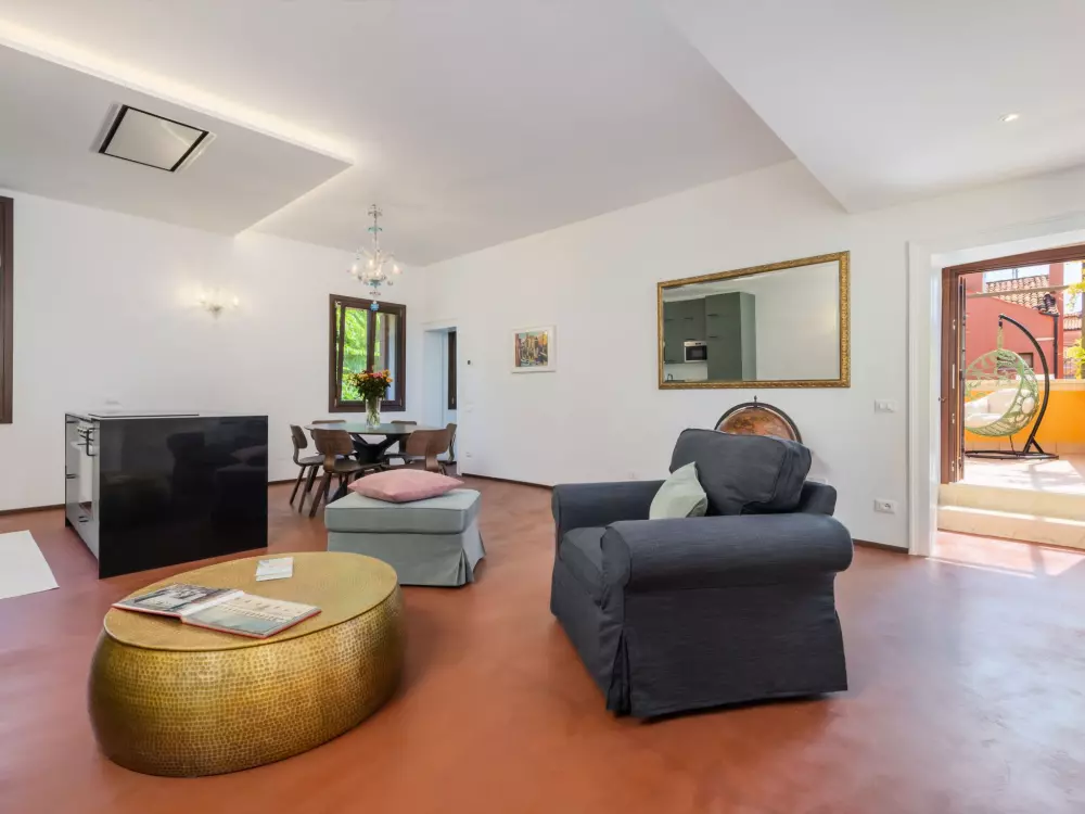 Résidence Casa dell'Aviatore große Gartenterrasse