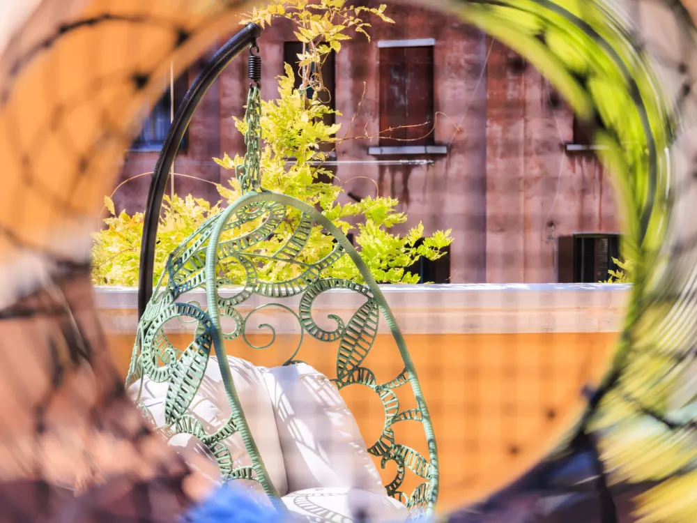 Résidence Casa dell'Aviatore große Gartenterrasse