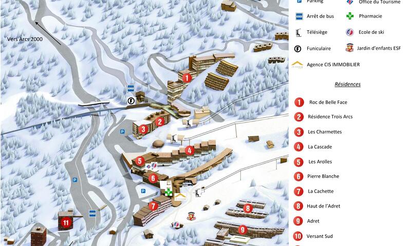 France - Alpes et Savoie - Arcs 1600 - Résidence Cachette