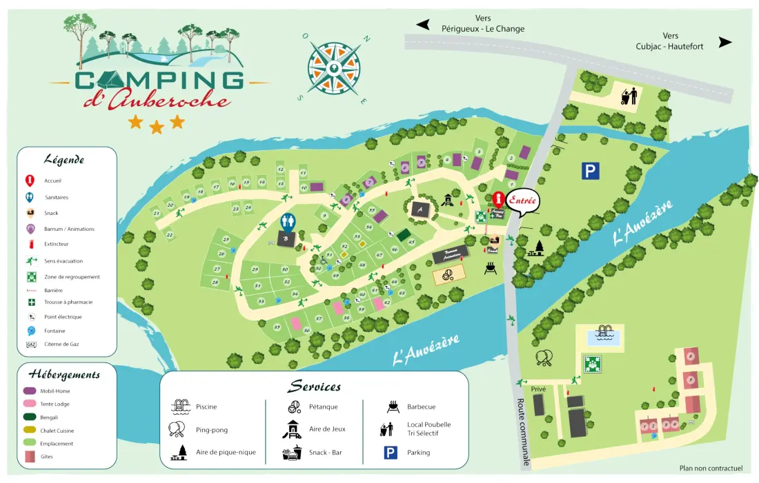 Camping d'Auberoche 3 étoiles★★★