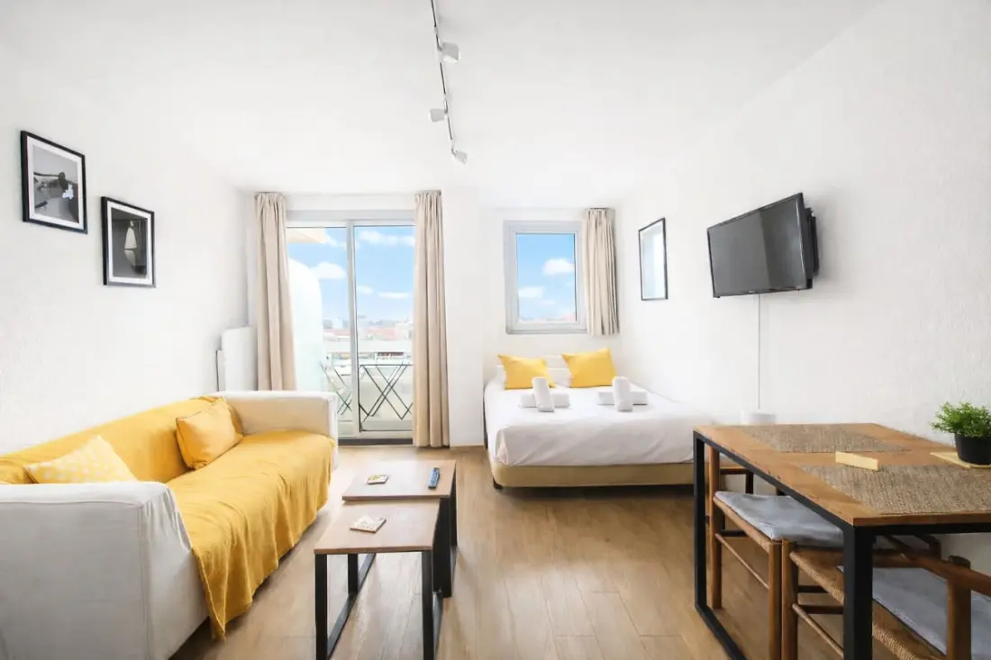 Charmant Studio Avec Balcon, Piscine &amp; Plage