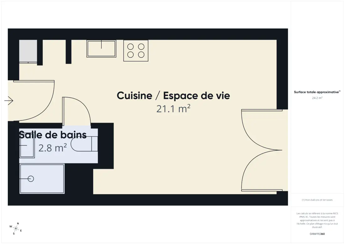 Studio à Biscarrosse