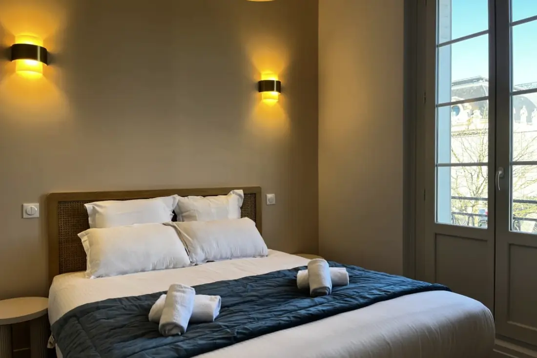 Appartement T3 Pour 4 Personnes, Climatisation, Terrasse - Gare Saint-jean