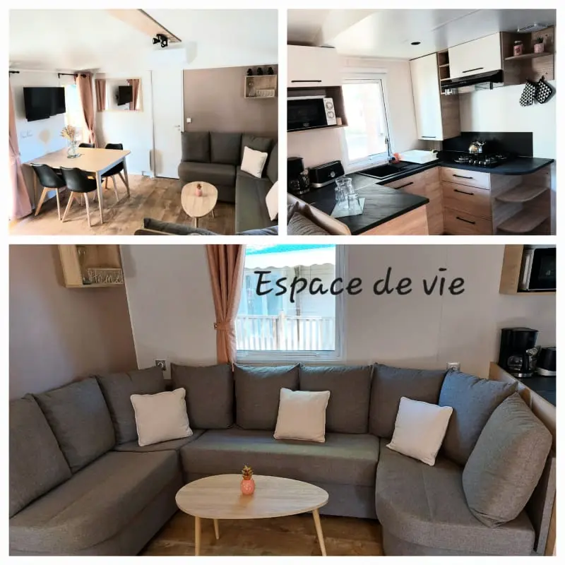 Résidence Camping Mar Estang - Mobil-home Spacieux De 3 Chambres