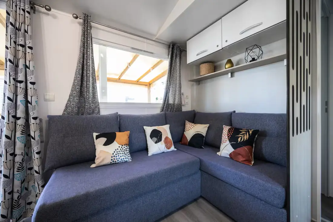 Résidence Camping Mar Estang - Mobil-home Climatisé 6/8 Pers à 2 Pas De La Plage