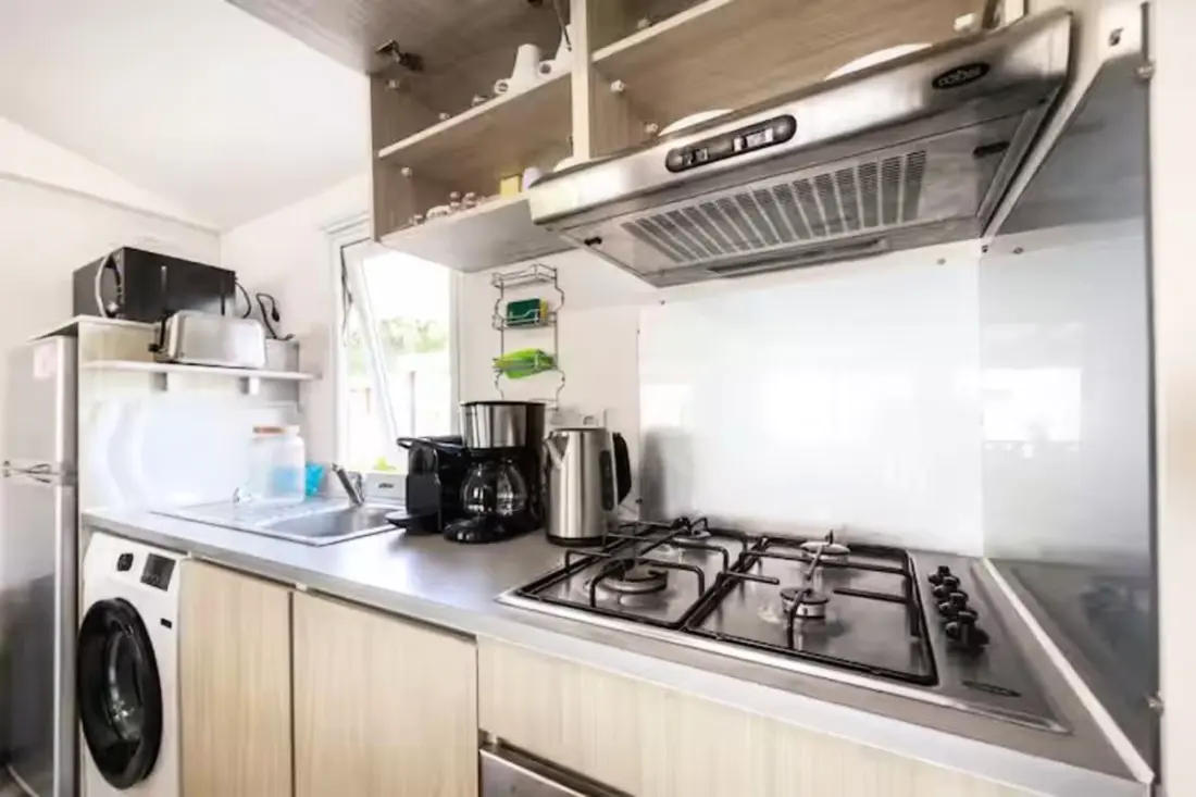 Résidence Camping Mar Estang - Mobil-home Climatisé 6/8 Pers à 2 Pas De La Plage