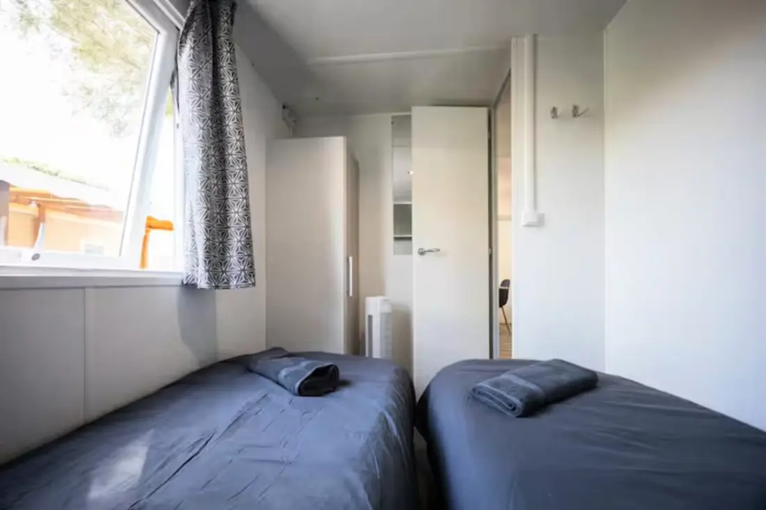 Résidence Camping Mar Estang - Mobil-home Climatisé 6/8 Pers à 2 Pas De La Plage