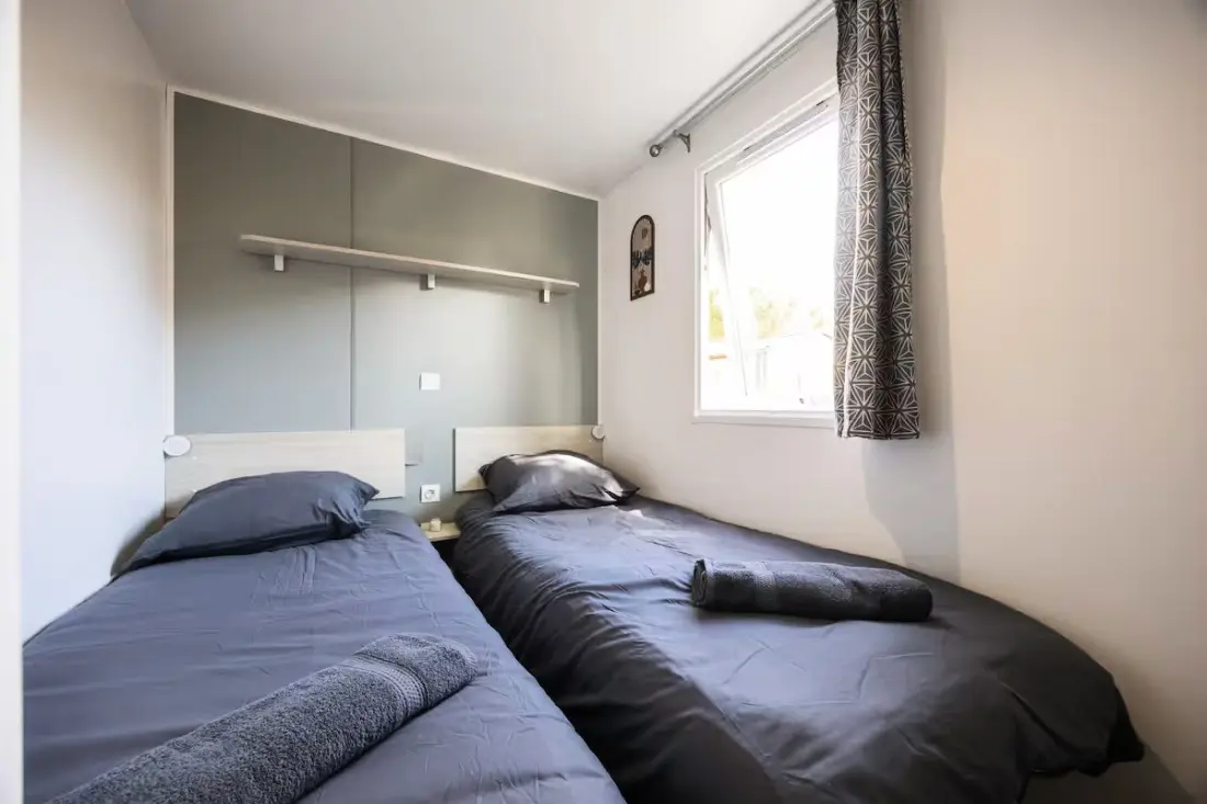 Résidence Camping Mar Estang - Mobil-home Climatisé 6/8 Pers à 2 Pas De La Plage
