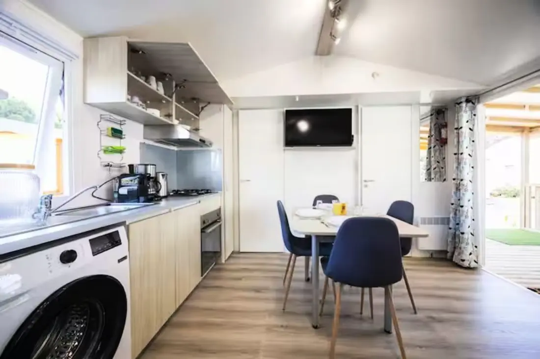 Résidence Camping Mar Estang - Mobil-home Climatisé 6/8 Pers à 2 Pas De La Plage
