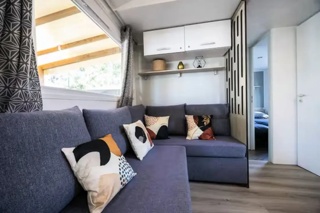 Résidence Camping Mar Estang - Mobil-home Climatisé 6/8 Pers à 2 Pas De La Plage