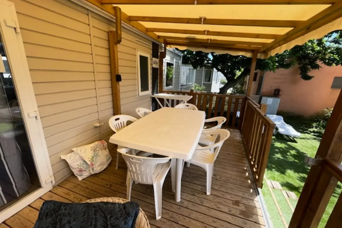 Résidence Mobilhome 3ch 8p - Camping Mar Estang