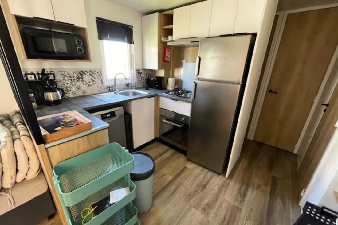 Résidence Mobilhome 3ch 8p - Camping Mar Estang