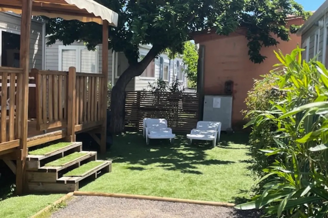 Résidence Mobilhome 3ch 8p - Camping Mar Estang