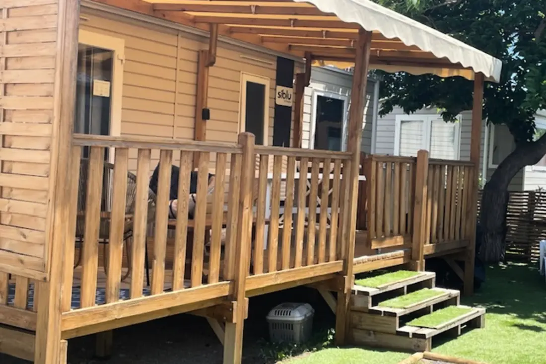 Résidence Mobilhome 3ch 8p - Camping Mar Estang
