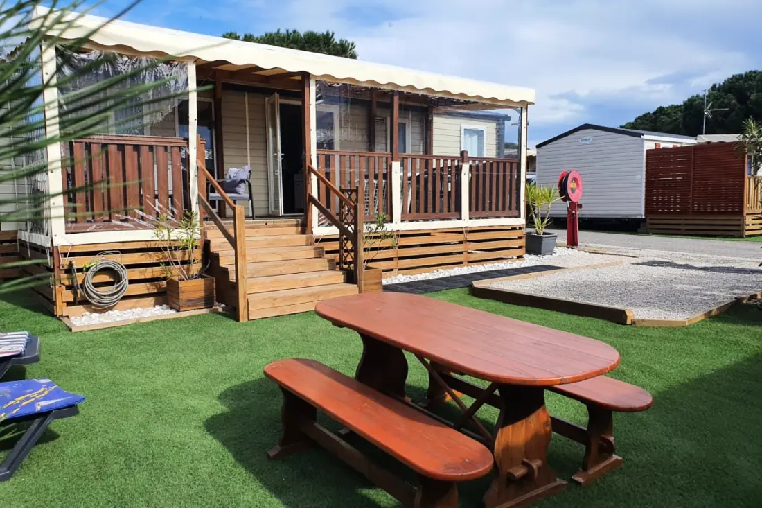 Résidence Camping Mar Estang - Mobilhome 3 Chambres Avec Terrasse Et Magnifique