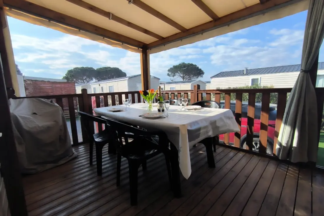 Résidence Camping Mar Estang - Mobilhome 3 Chambres Avec Terrasse Et Magnifique