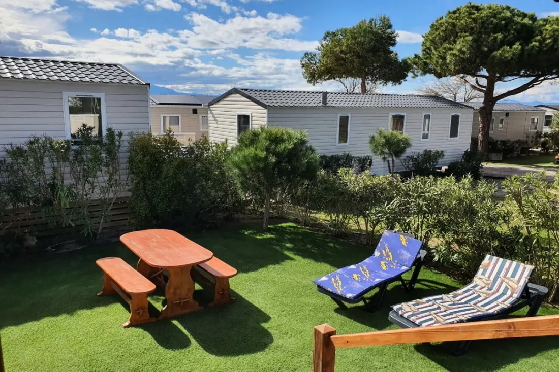 Résidence Camping Mar Estang - Mobilhome 3 Chambres Avec Terrasse Et Magnifique
