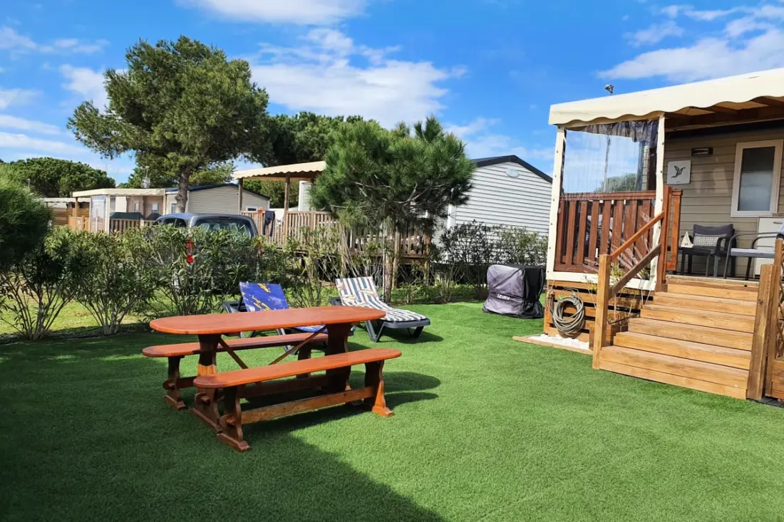 Résidence Camping Mar Estang - Mobilhome 3 Chambres Avec Terrasse Et Magnifique