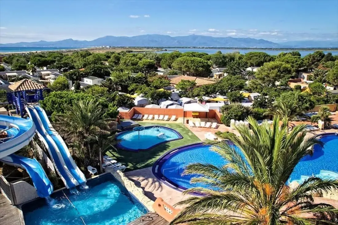 Résidence Camping Mar Estang - Mobilhome 3ch - 8per - Grande Terrasse
